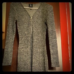 Zipper Sweater Dress